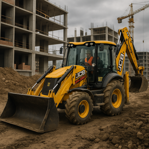 Construção Civil - Aplicação de Retroescavadeira